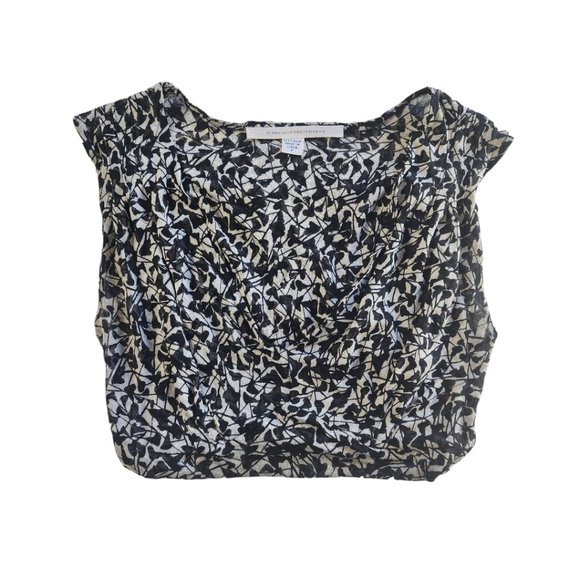 Diane Von Furstenberg Women's Sleeveless 100% Silk Top - Picture 5 of 7